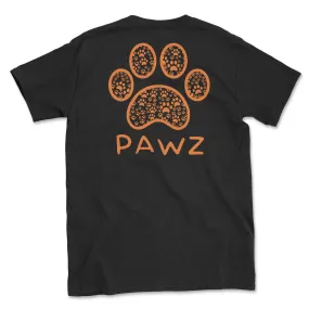 Paw Print Mosaic (Adult Short Sleeve T-Shirt)