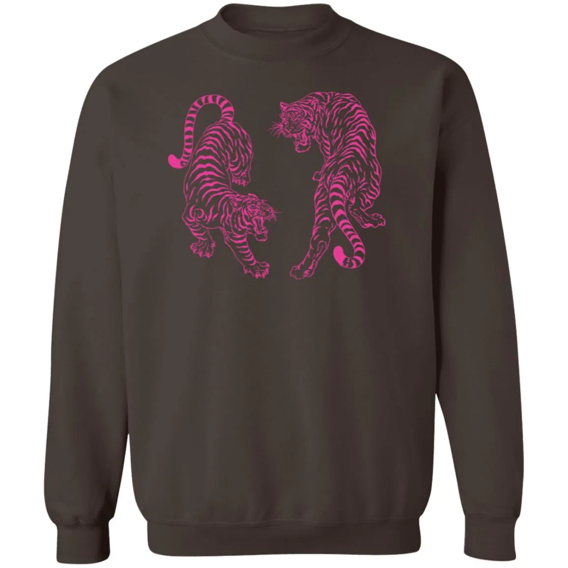 Pink Vintage Tigers Sweatshirt