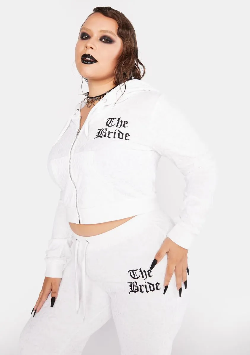 Plus Death Do Us Part Velour Jacket