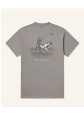 Pointer Uplander Tee in Dark Grey by Southern Marsh