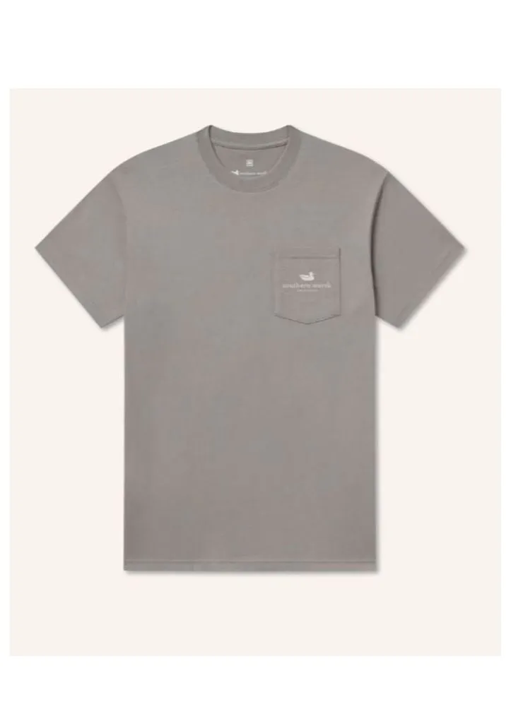 Pointer Uplander Tee in Dark Grey by Southern Marsh