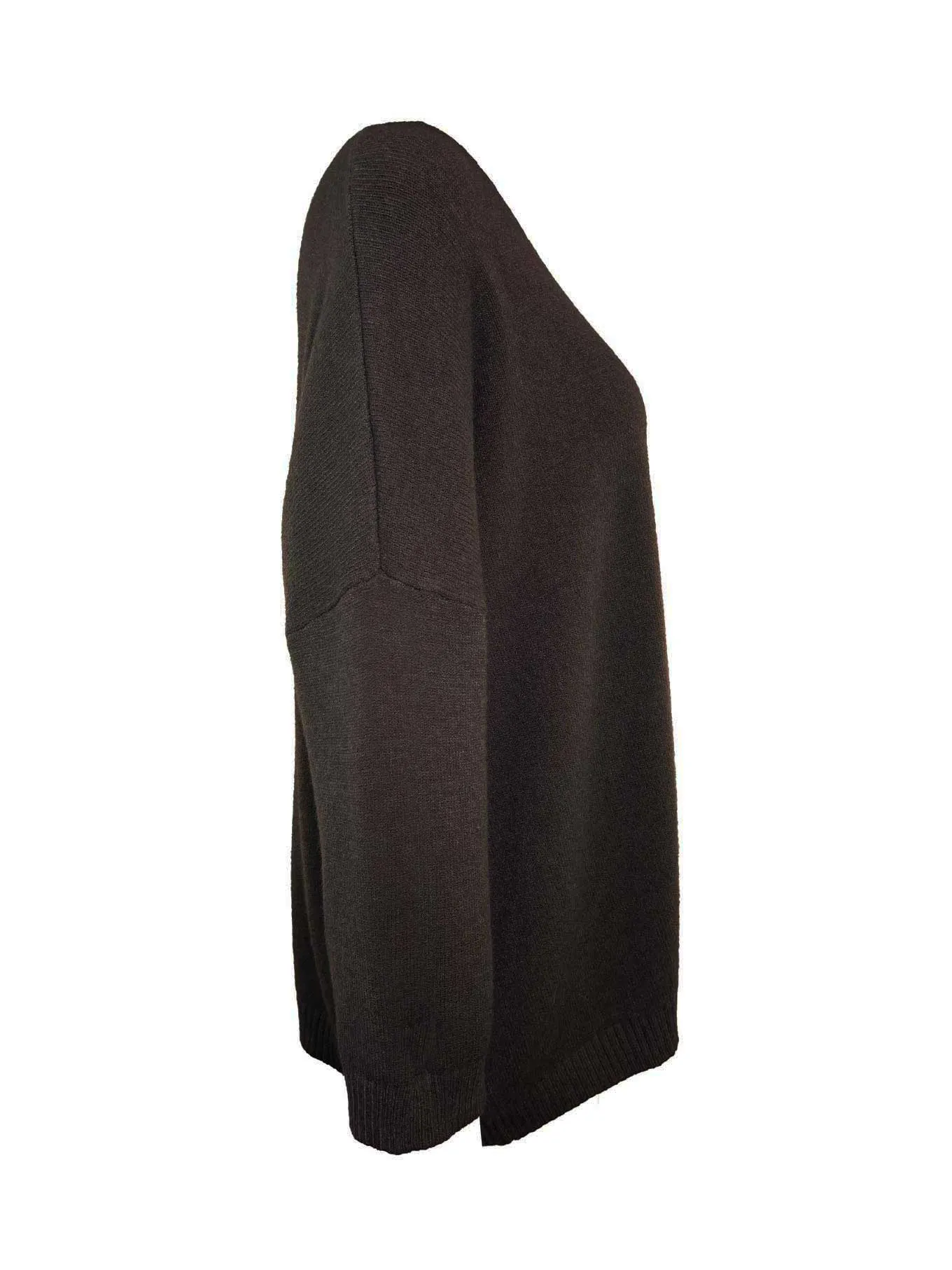 Pullover Hanna V-Neck schokobraun