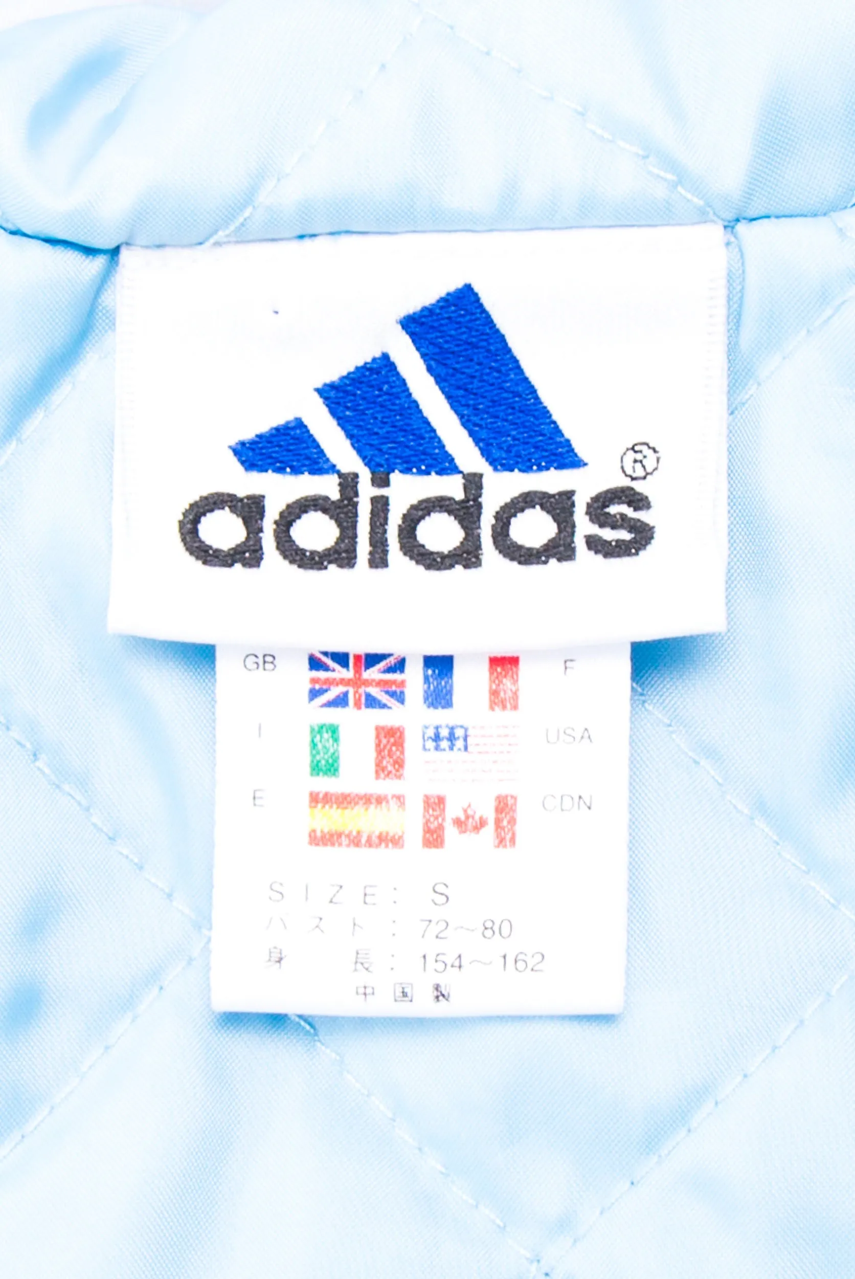 Quilted Adidas Hooded Coat