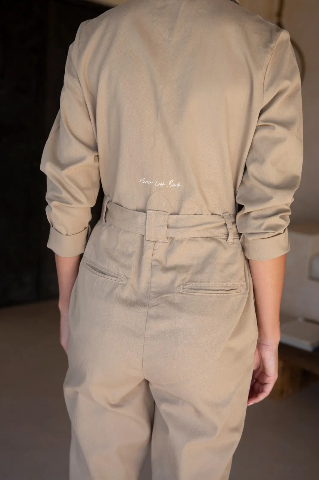 "Never Look Back" Nomad Overalls