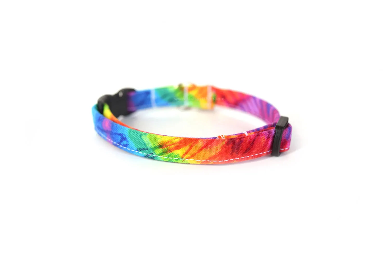 Rainbow Tie Dye Cat Collar