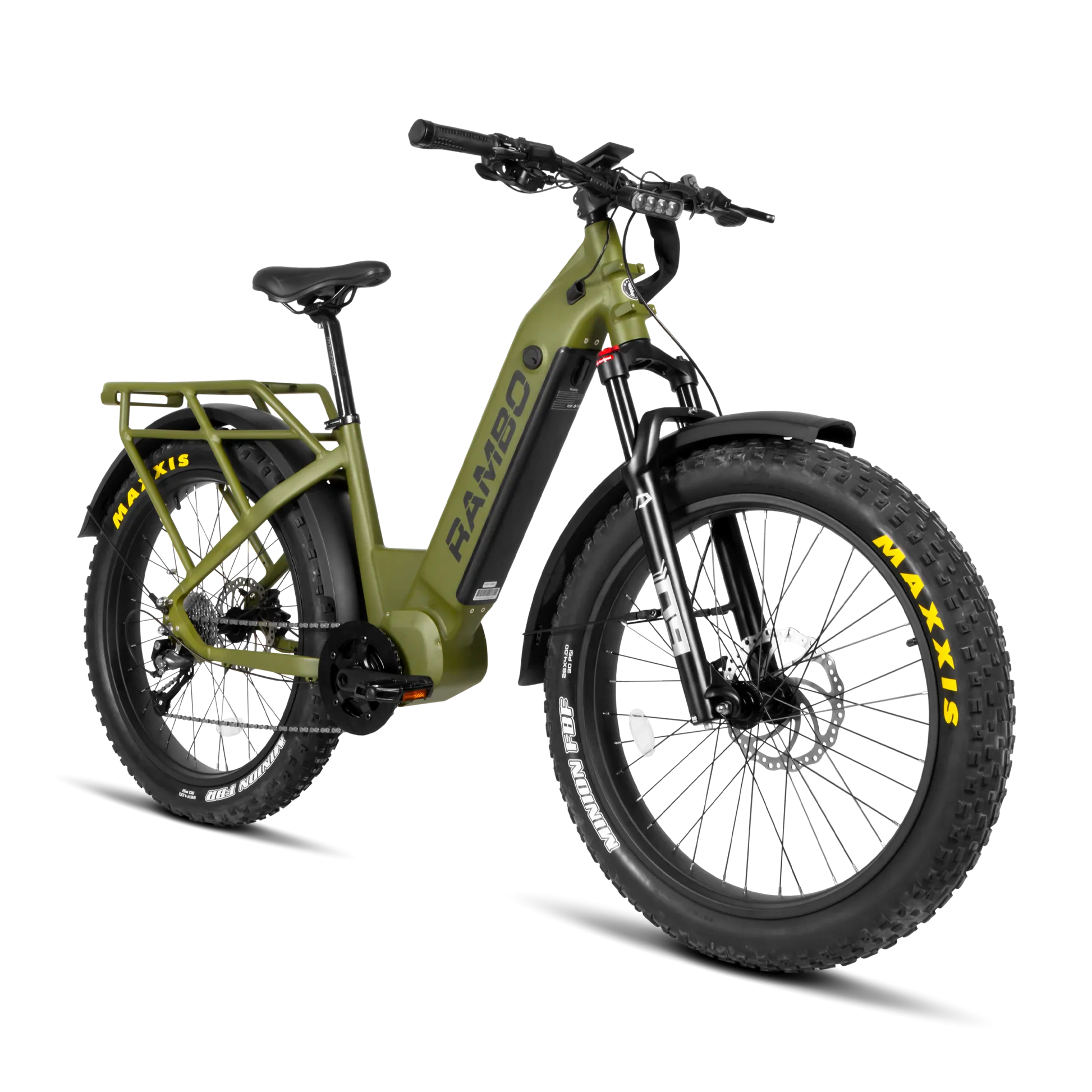 Rambo Rebel 2.0 48V/15Ah 1000W Fat Tire Electric Hunting Bike
