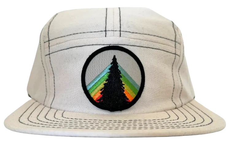 Redmond Five Panel Camp Cap / Rainbow Tree Patch