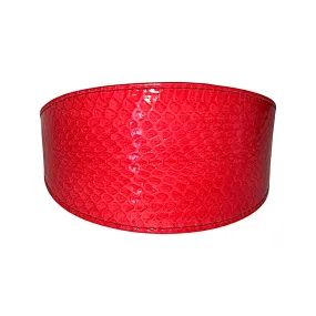 Red/Orange Snake Classic Wide Style Collar