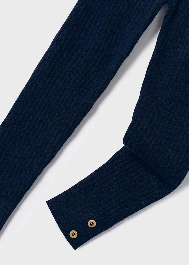 Ribbed Legging in Navy