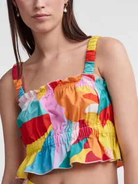 Rimo Crop Top Cerulean