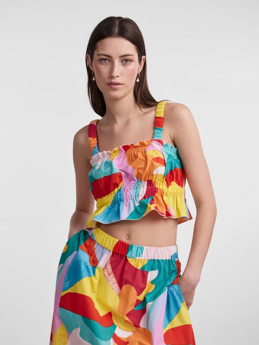 Rimo Crop Top Cerulean
