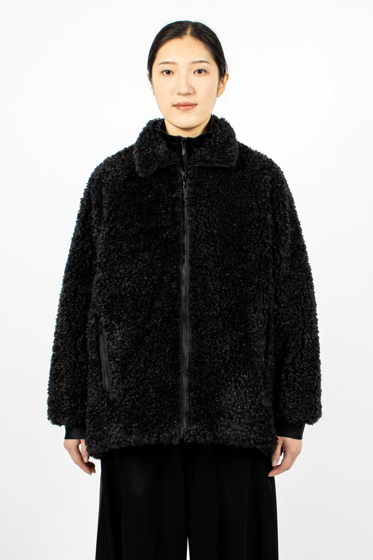 S.C. Faux Fur Jacket Black