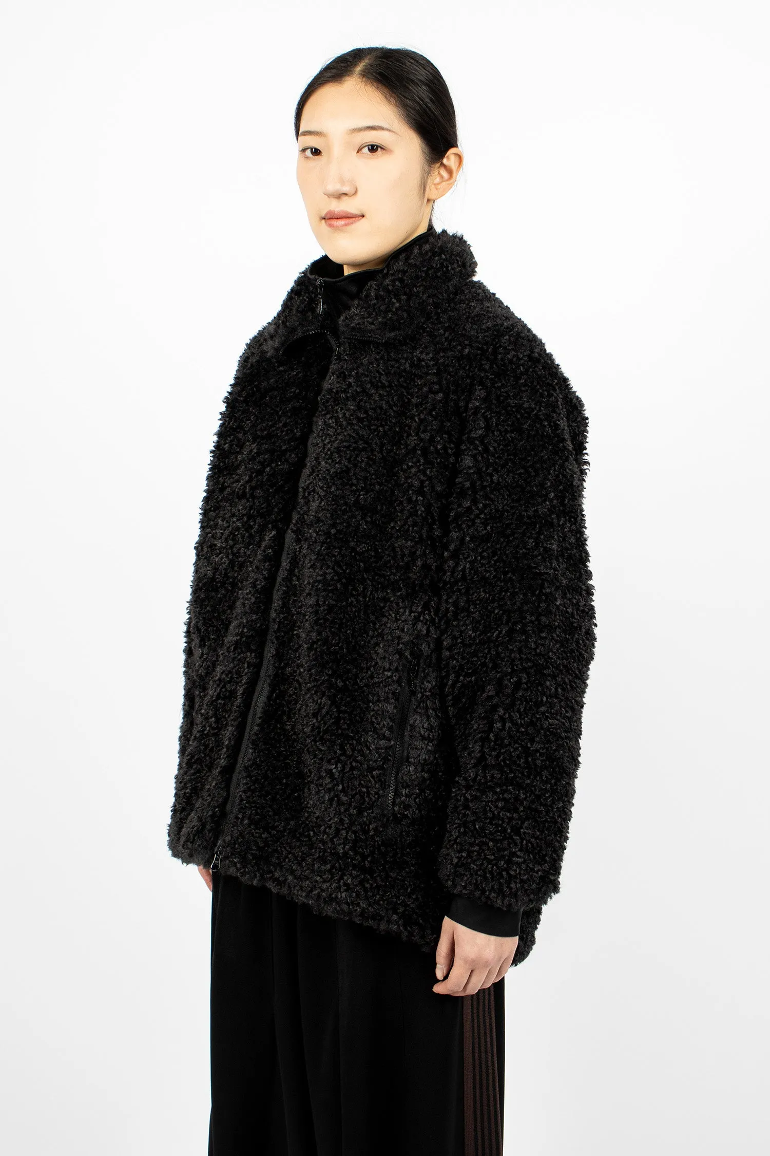 S.C. Faux Fur Jacket Black
