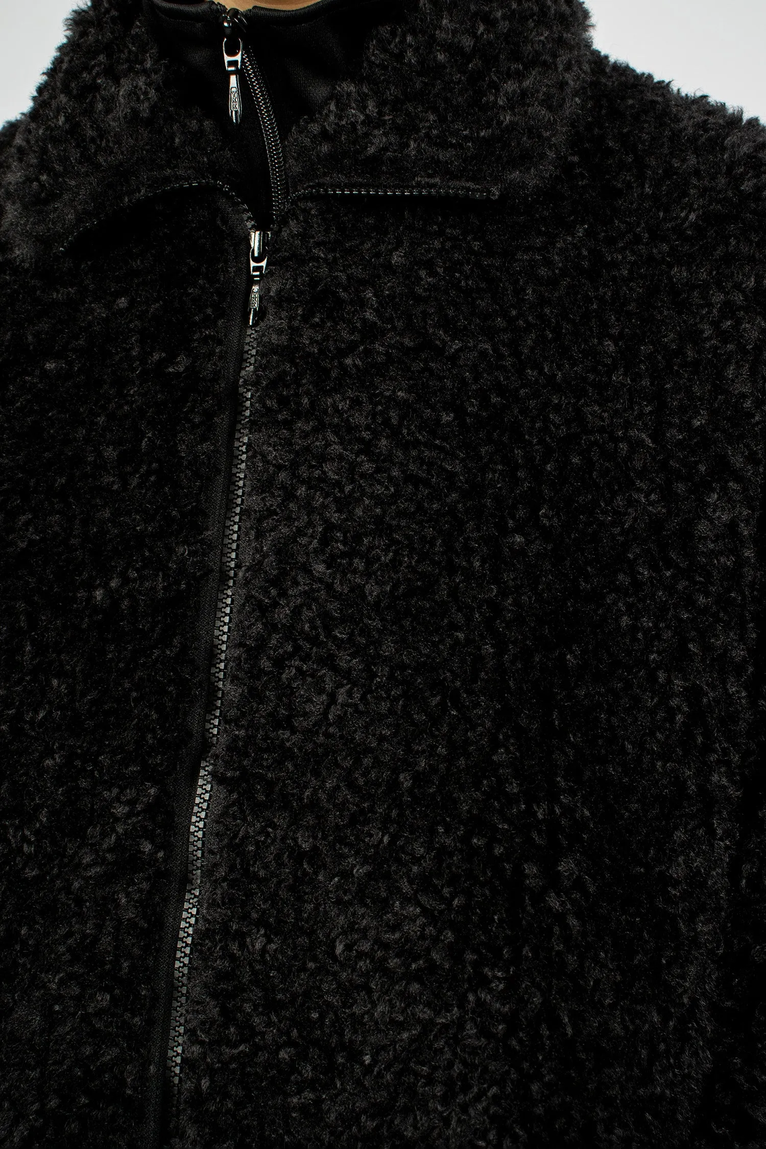 S.C. Faux Fur Jacket Black