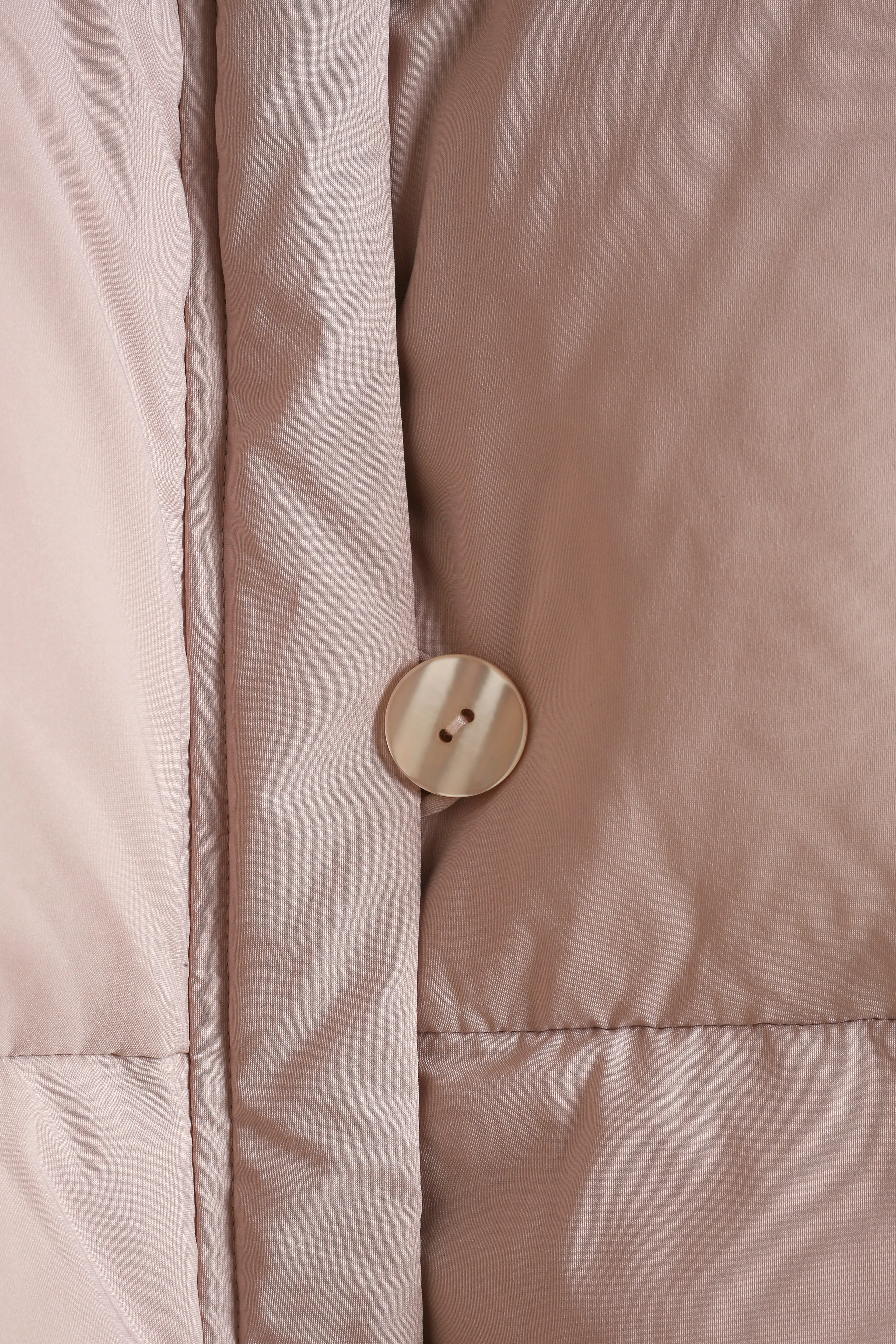 Scarf-Detail Down Coat