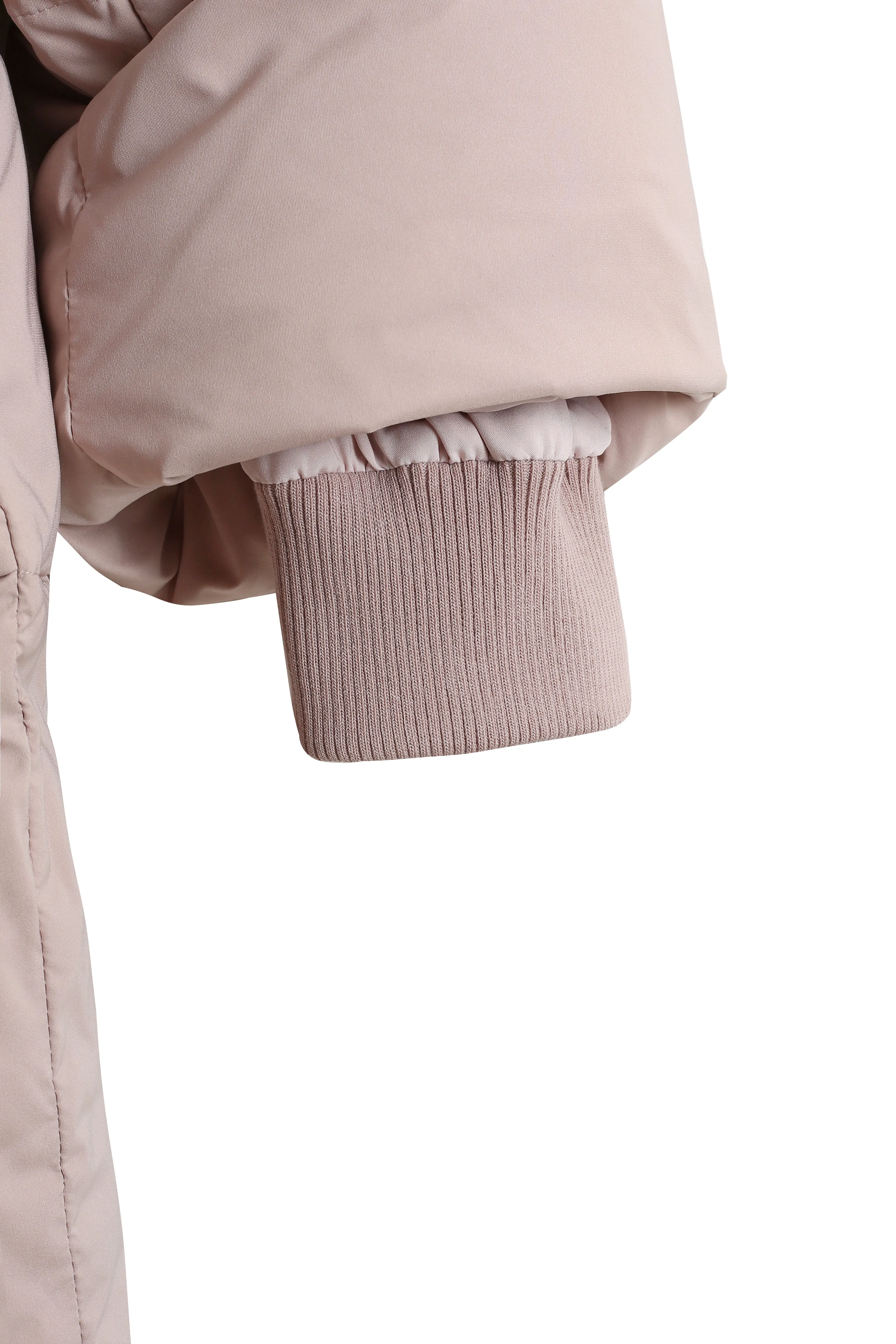 Scarf-Detail Down Coat