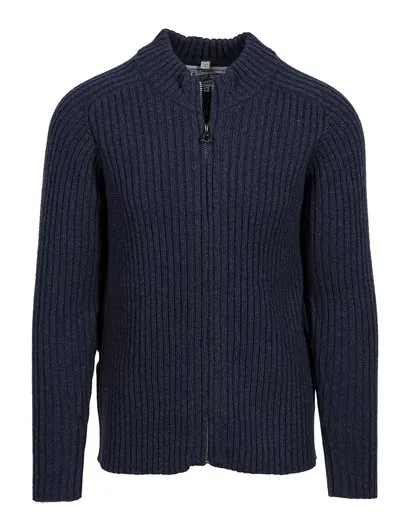 Schott Ribbed Knit Track Jacket