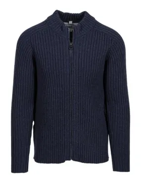 Schott Ribbed Knit Track Jacket
