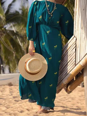 Sea Green Maple Silk Tunic - AL-LK-887