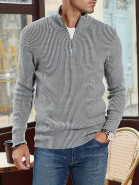 Sem | Eleganter Zip Pullover