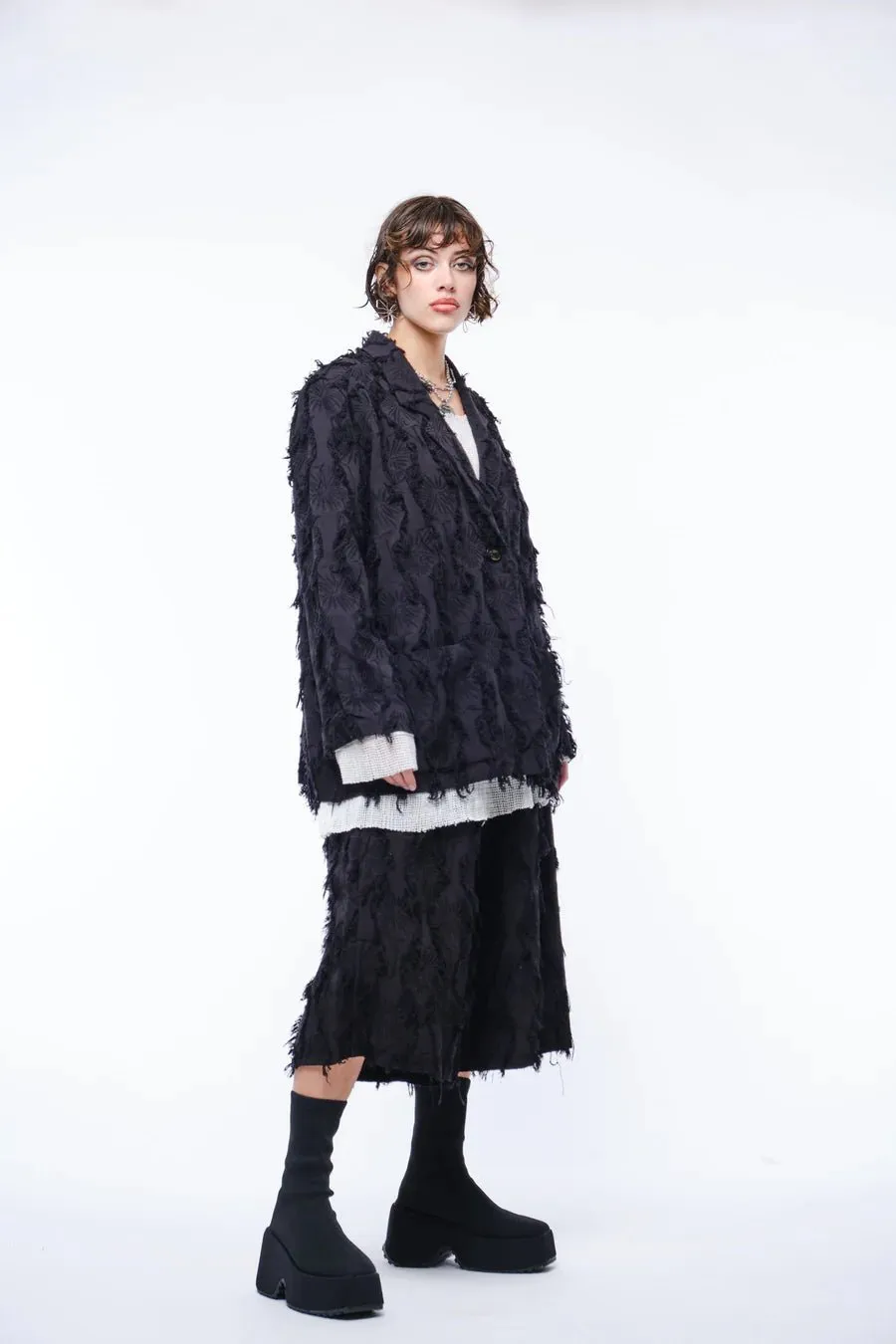 Sigborg Blazer | Textured Black