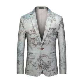 Silver Blazer For Men