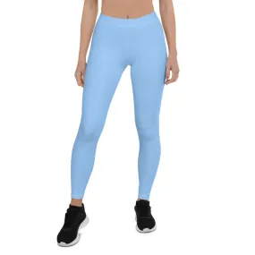 Sky Blue Low Waist Leggings