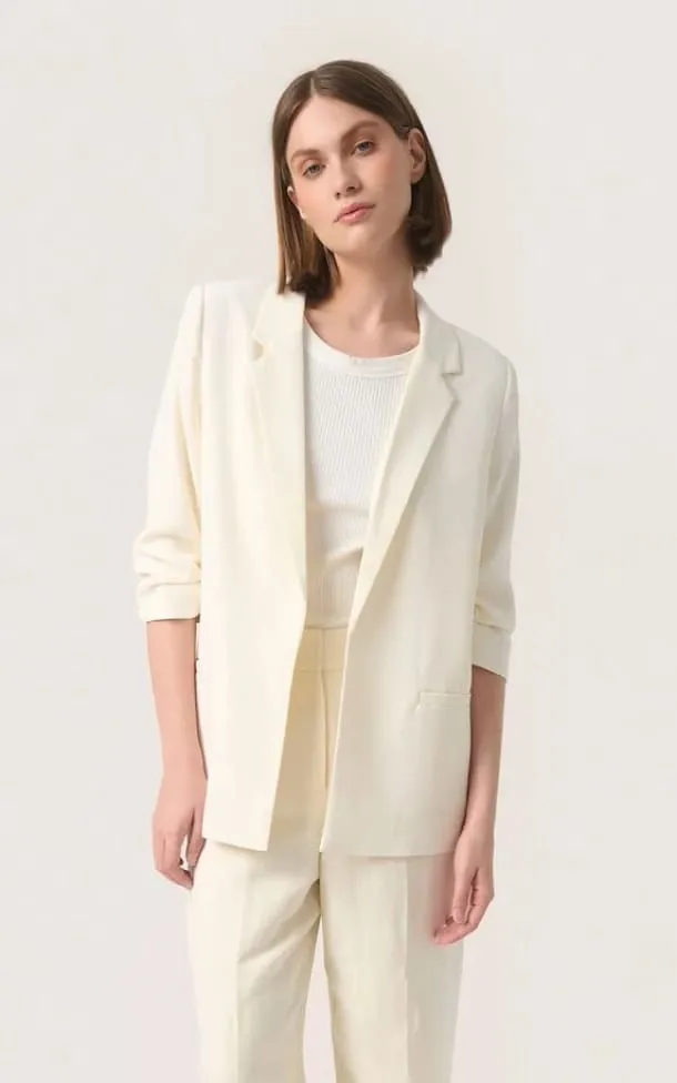 Soaked In Luxury- Shirley Blazer in Whisper White