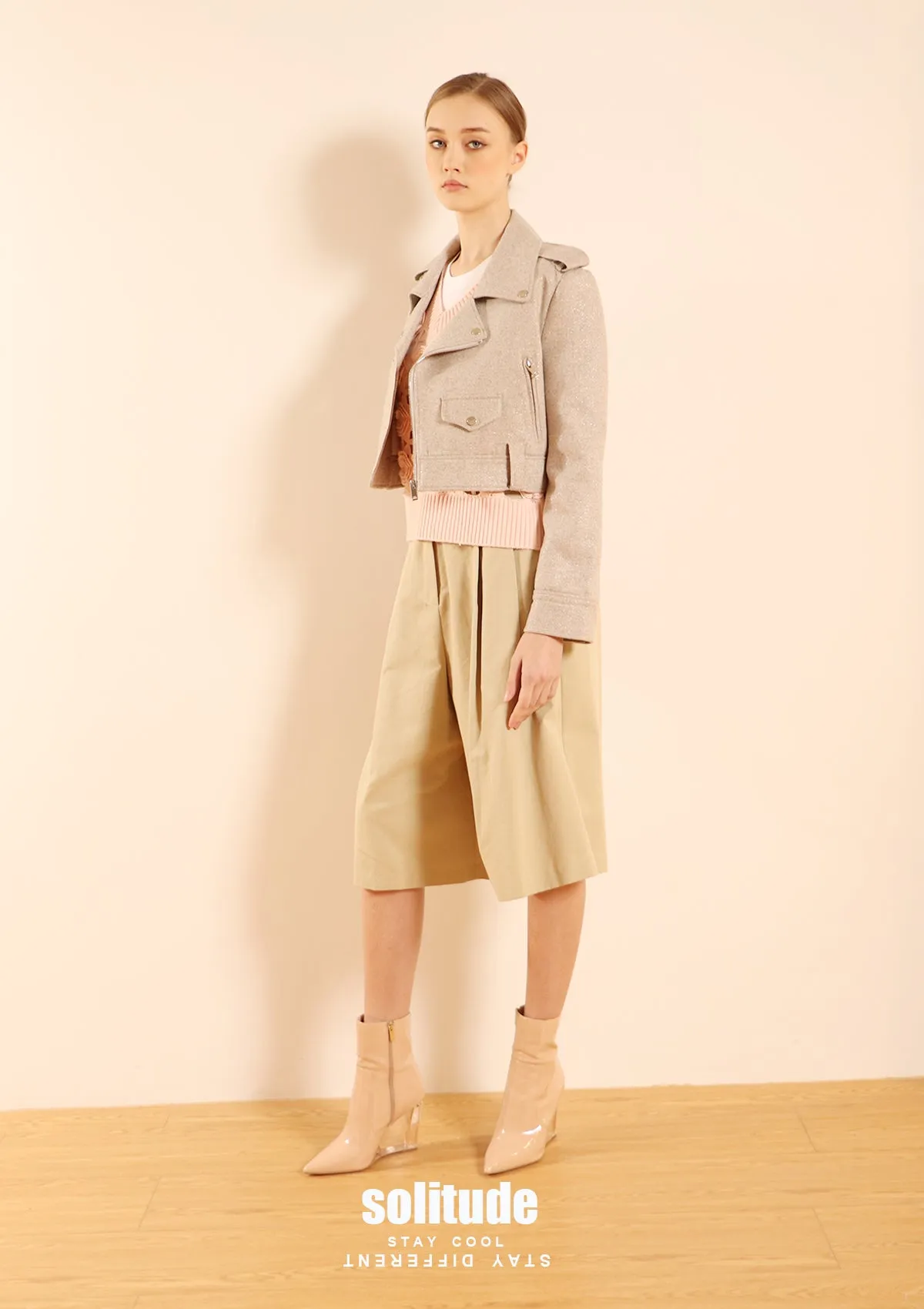 Stone Cropped Biker