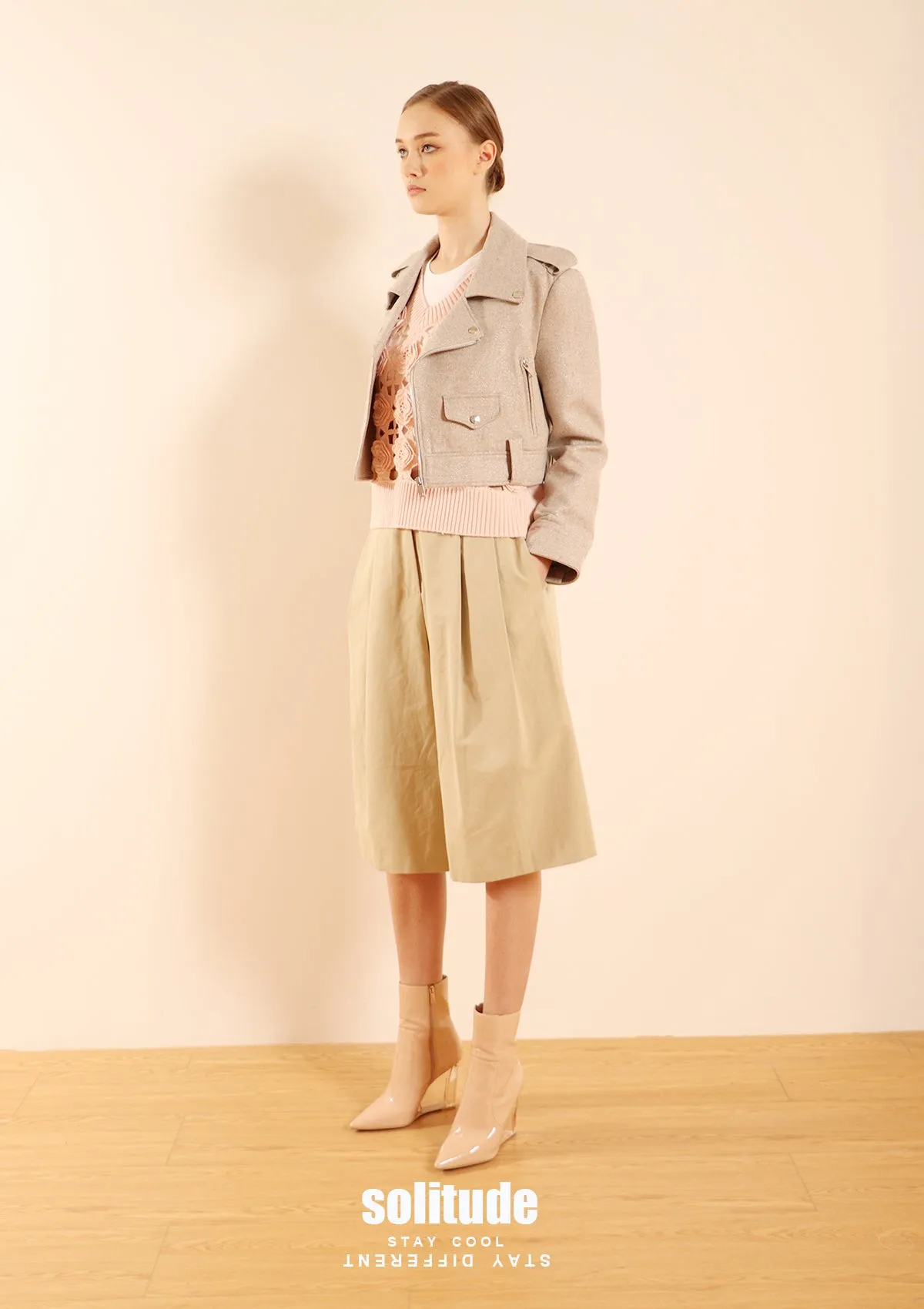 Stone Cropped Biker