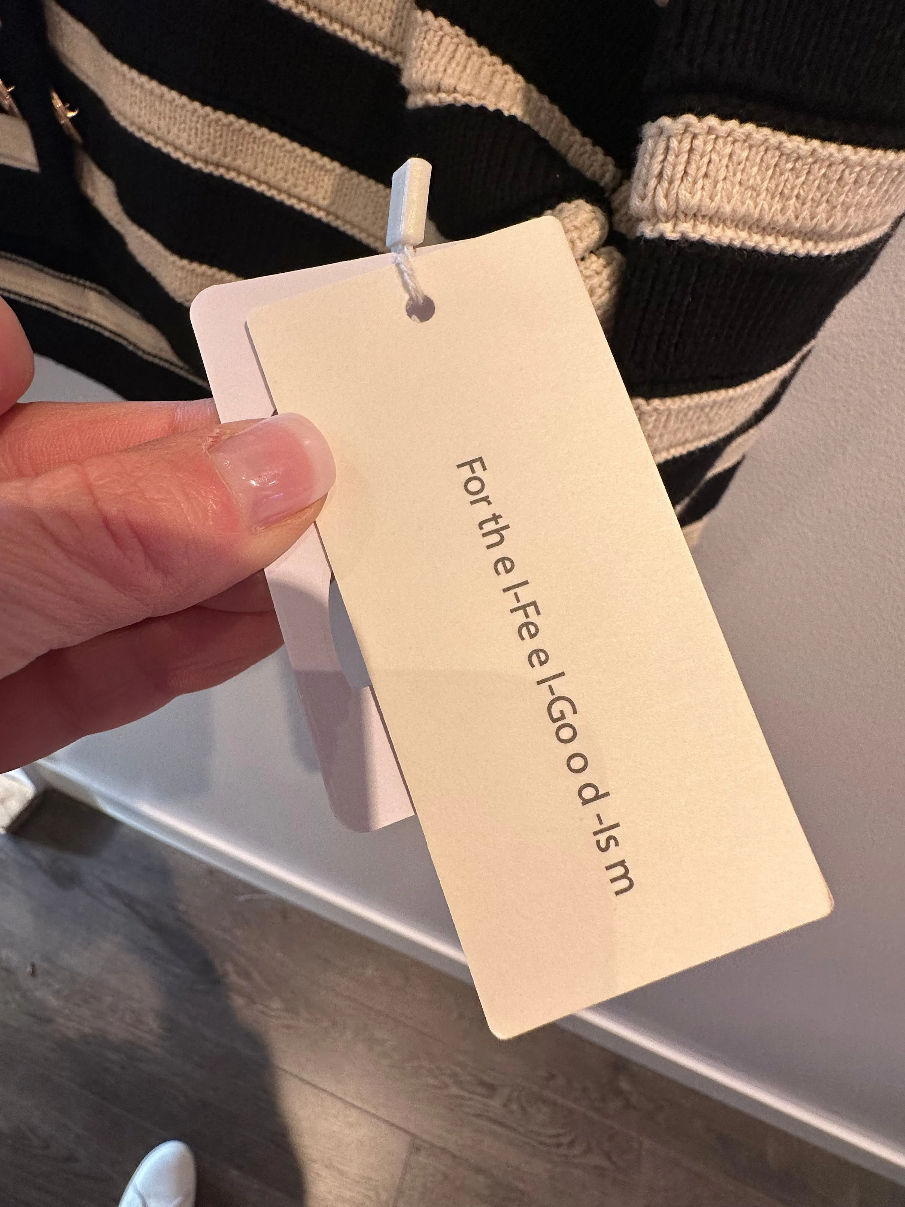Striped Commense Jacket BNWT