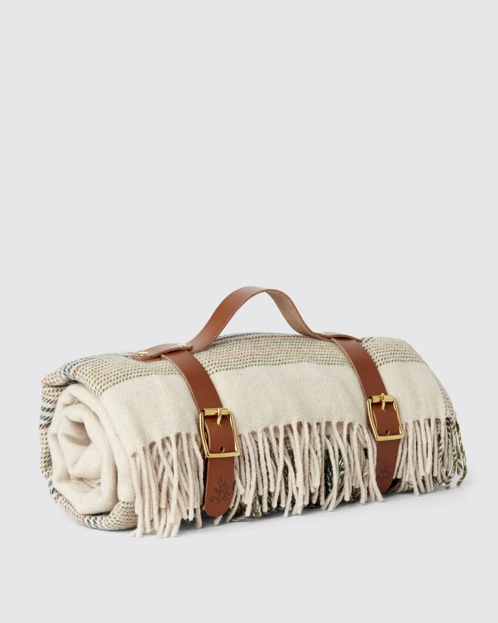 The Fife Arms Superfine Merino Tweed Blanket and Leather Carrier