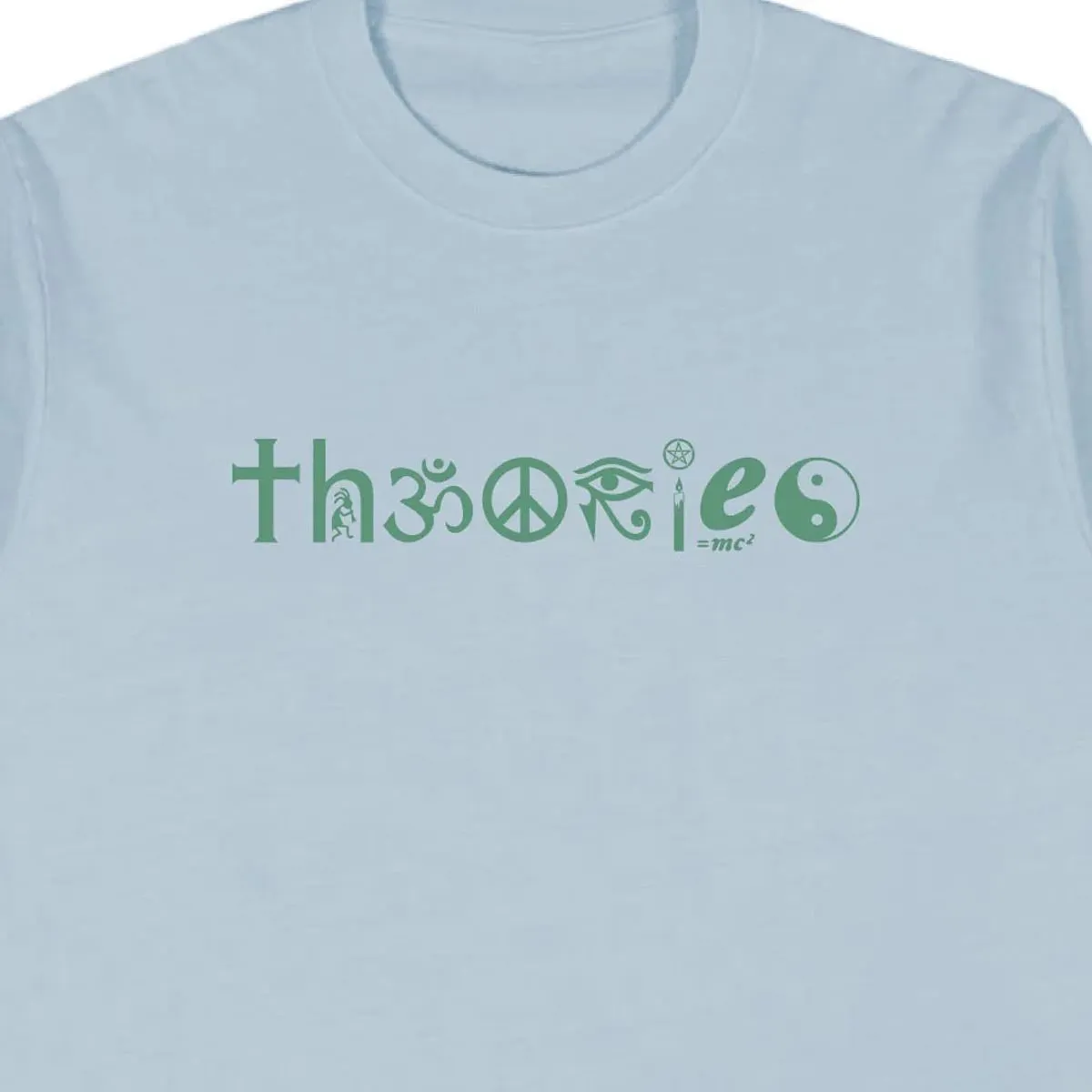 Theories Coexist Long Sleeve T-Shirt - Light Blue