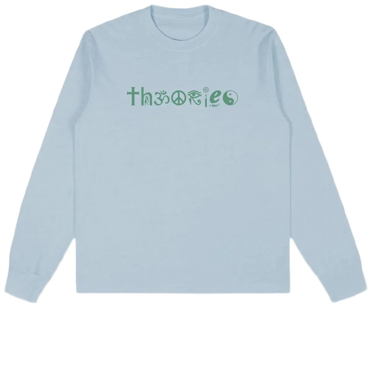 Theories Coexist Long Sleeve T-Shirt - Light Blue