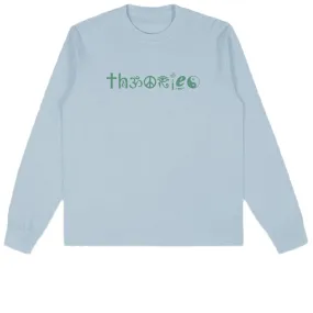 Theories Coexist Long Sleeve T-Shirt - Light Blue
