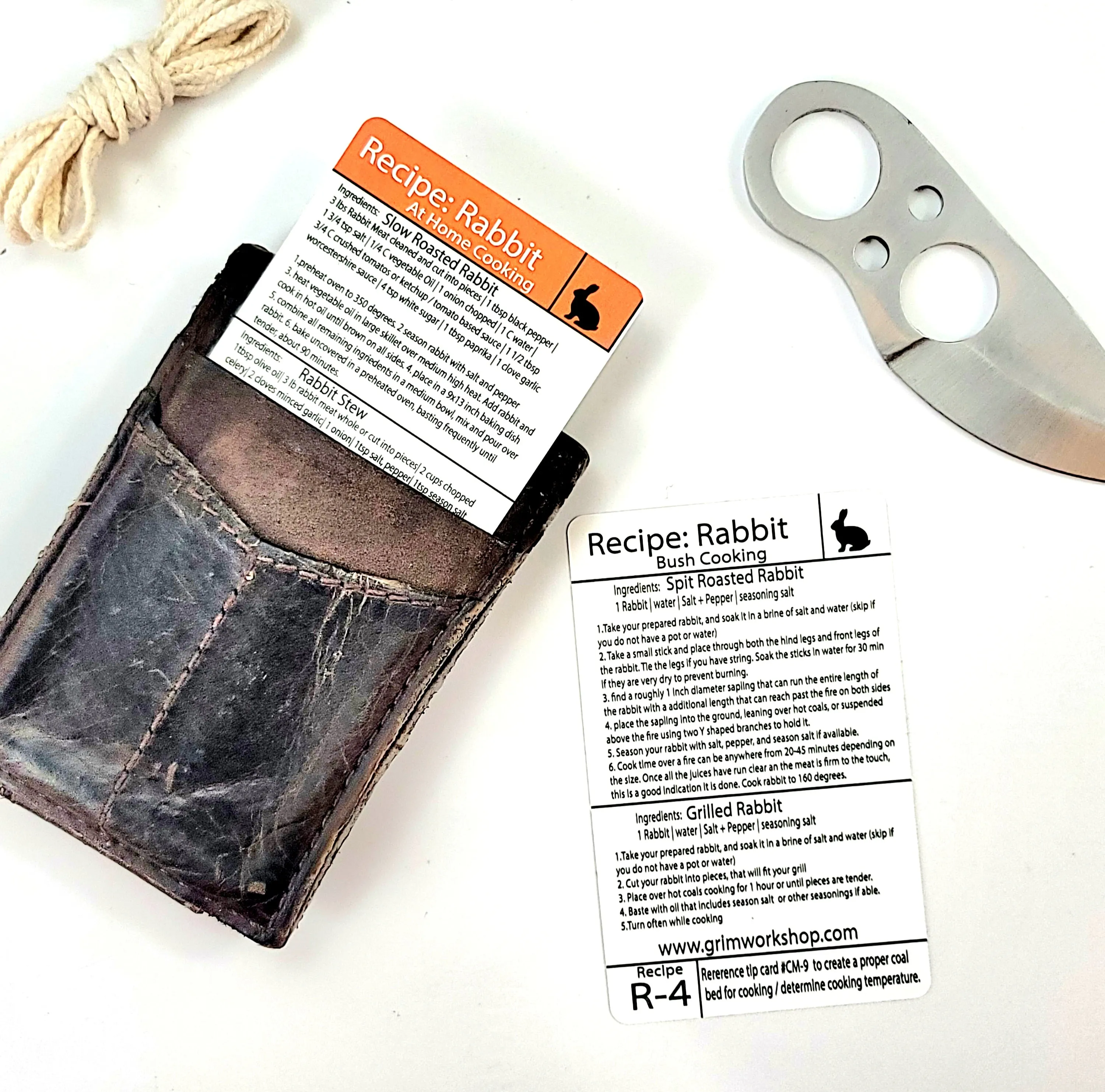 Tip Card R-4: How to Cook Rabbit Recipes