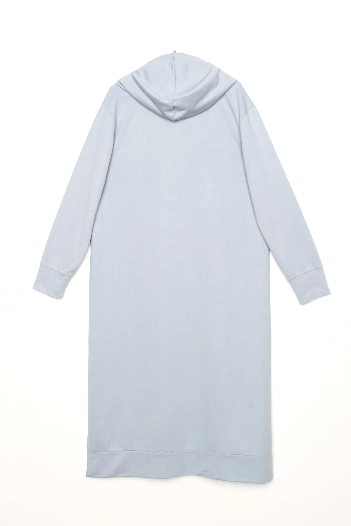 TLD Women Allday Light Blue Leopard Print Hooded Tunic with Laces - Bolingbrook