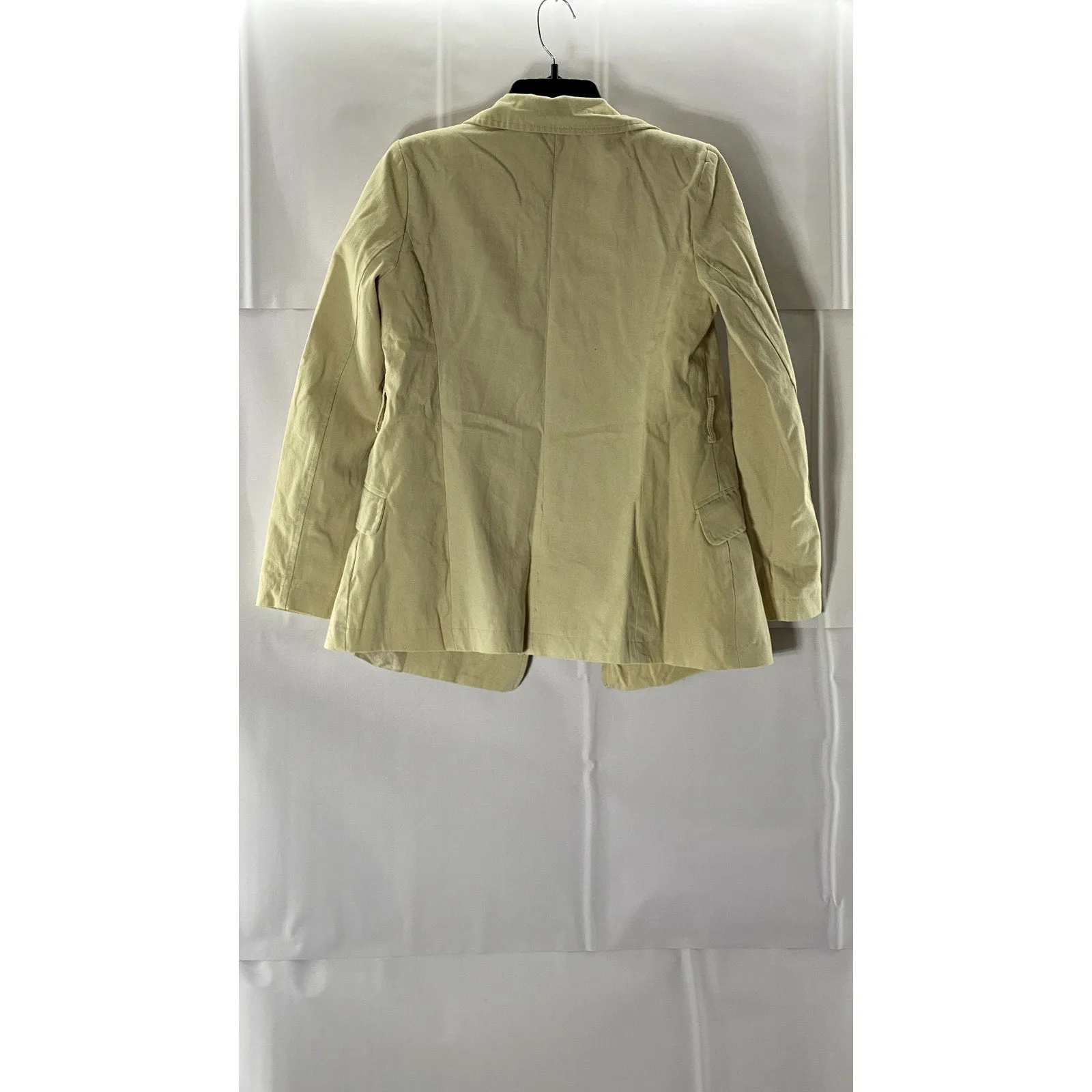 TRENDYOL Women's Stone Open-Front Notch-Lapel Belted Blazer SZ 34(XS)