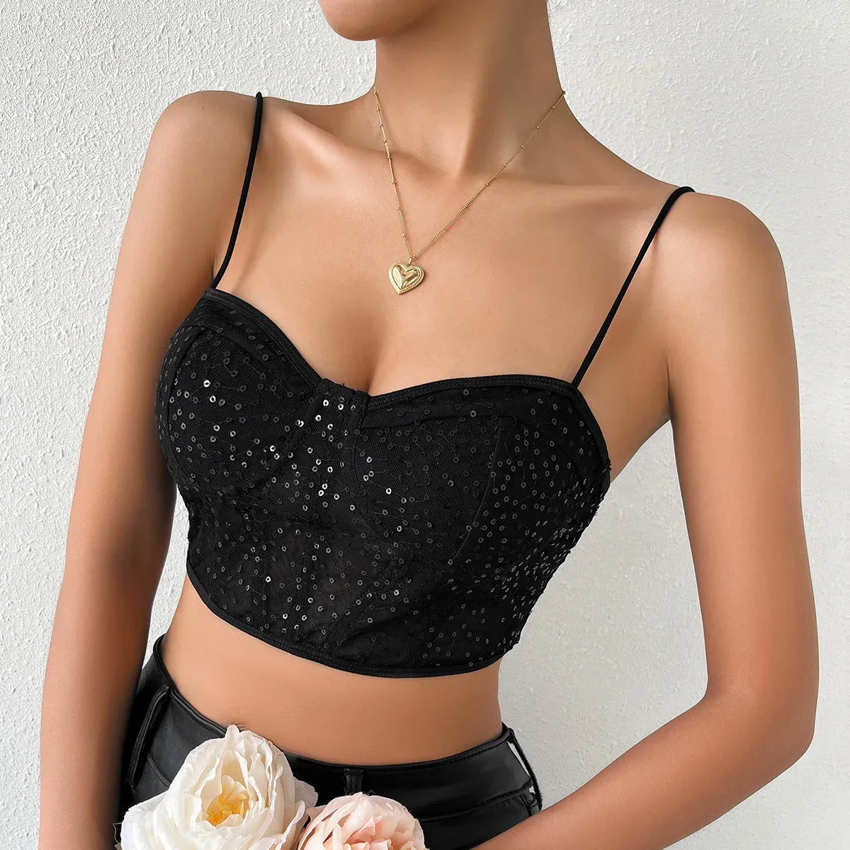 Trouble With Herself Crop Top