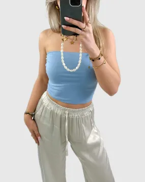 Tube Top Baby Blue