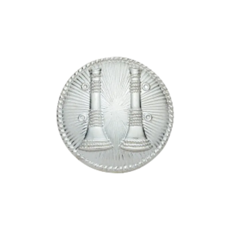 Two Parallel Bugles | Silver, Gold