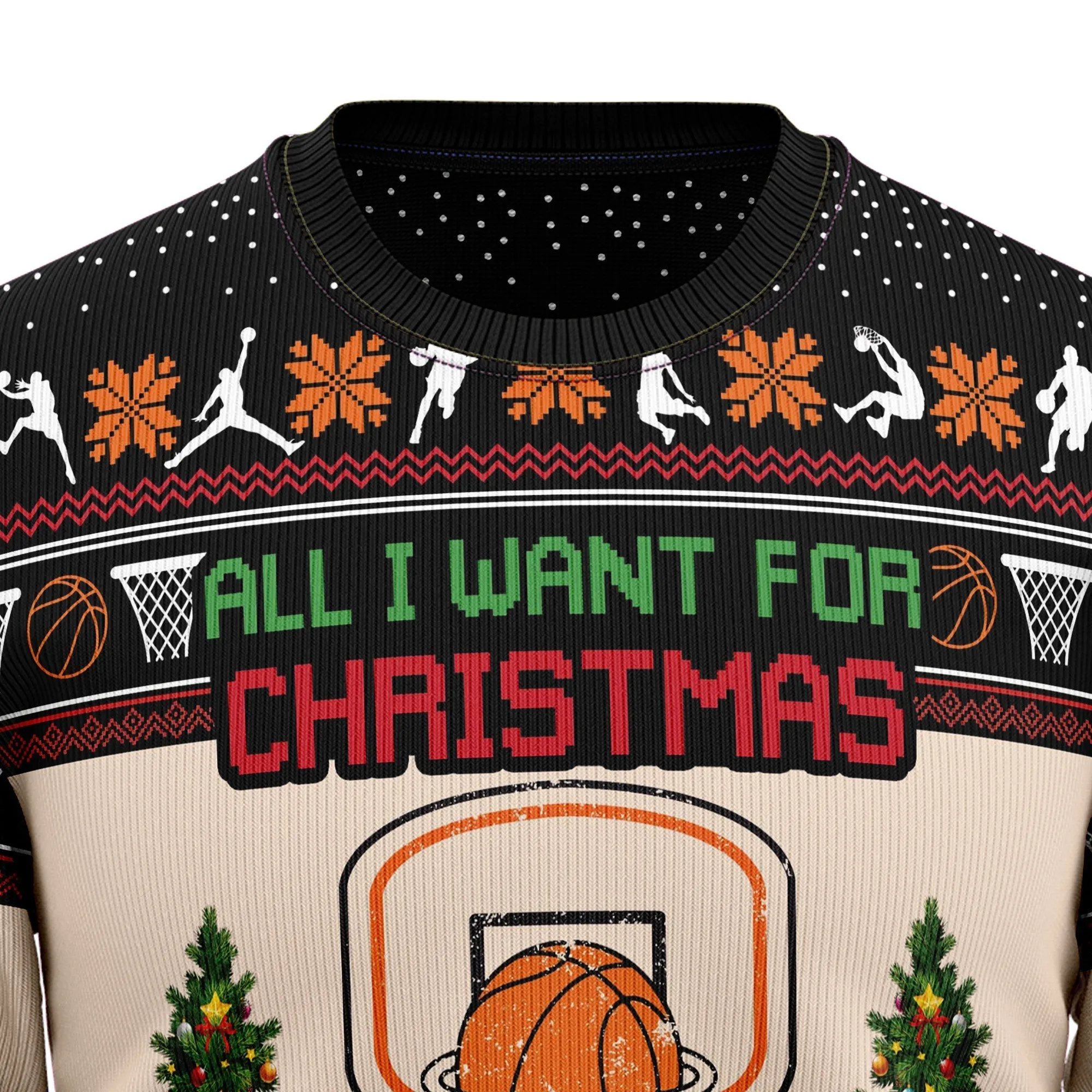 Ugly Christmas Sweater JulesRoche All-Over Print Decor