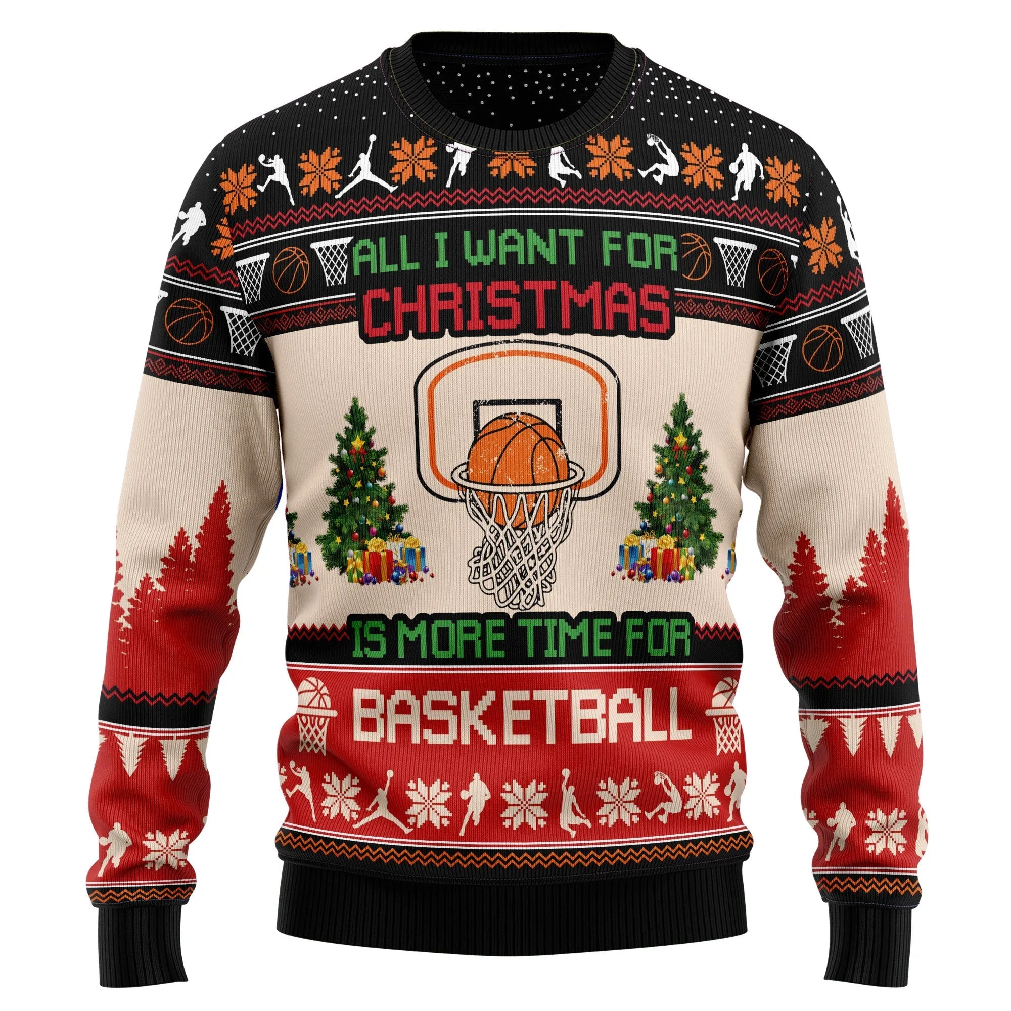 Ugly Christmas Sweater JulesRoche All-Over Print Decor