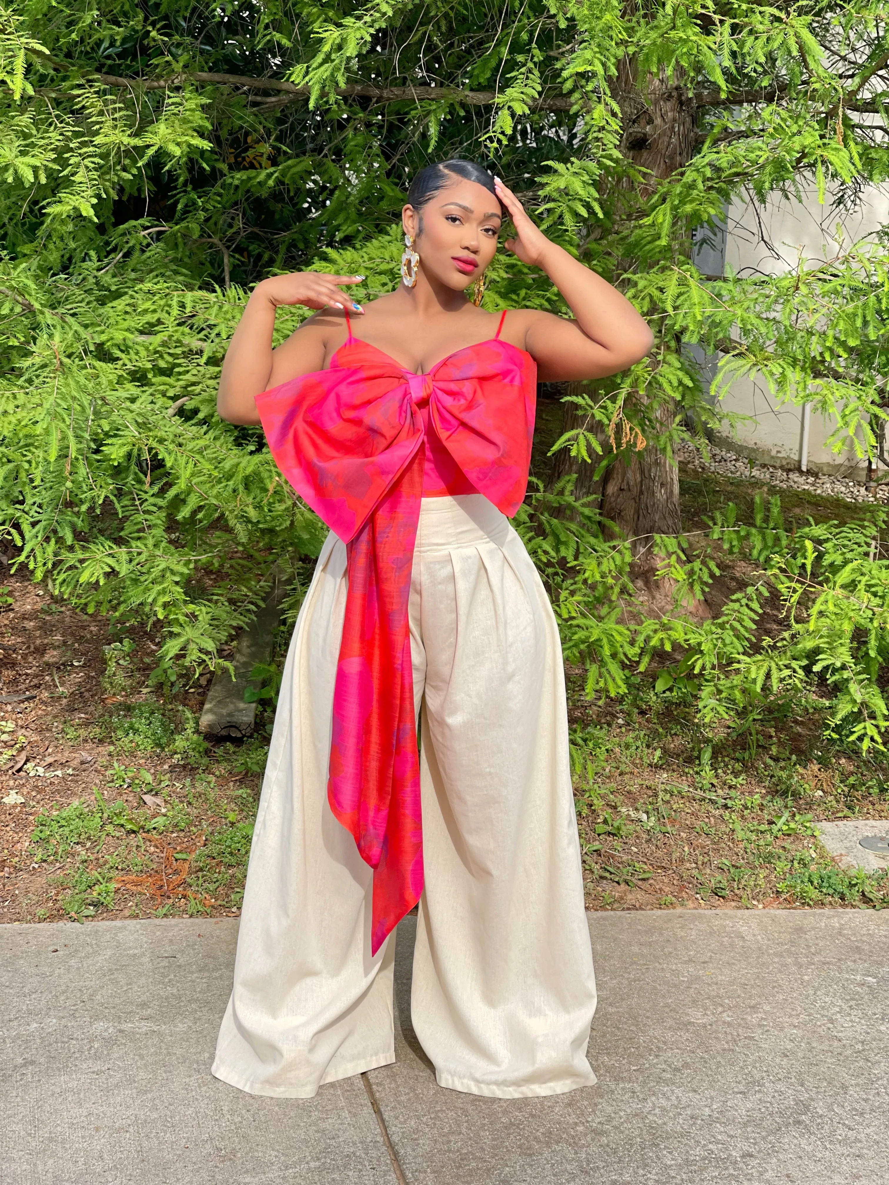 Unboxed Crop Top Pink