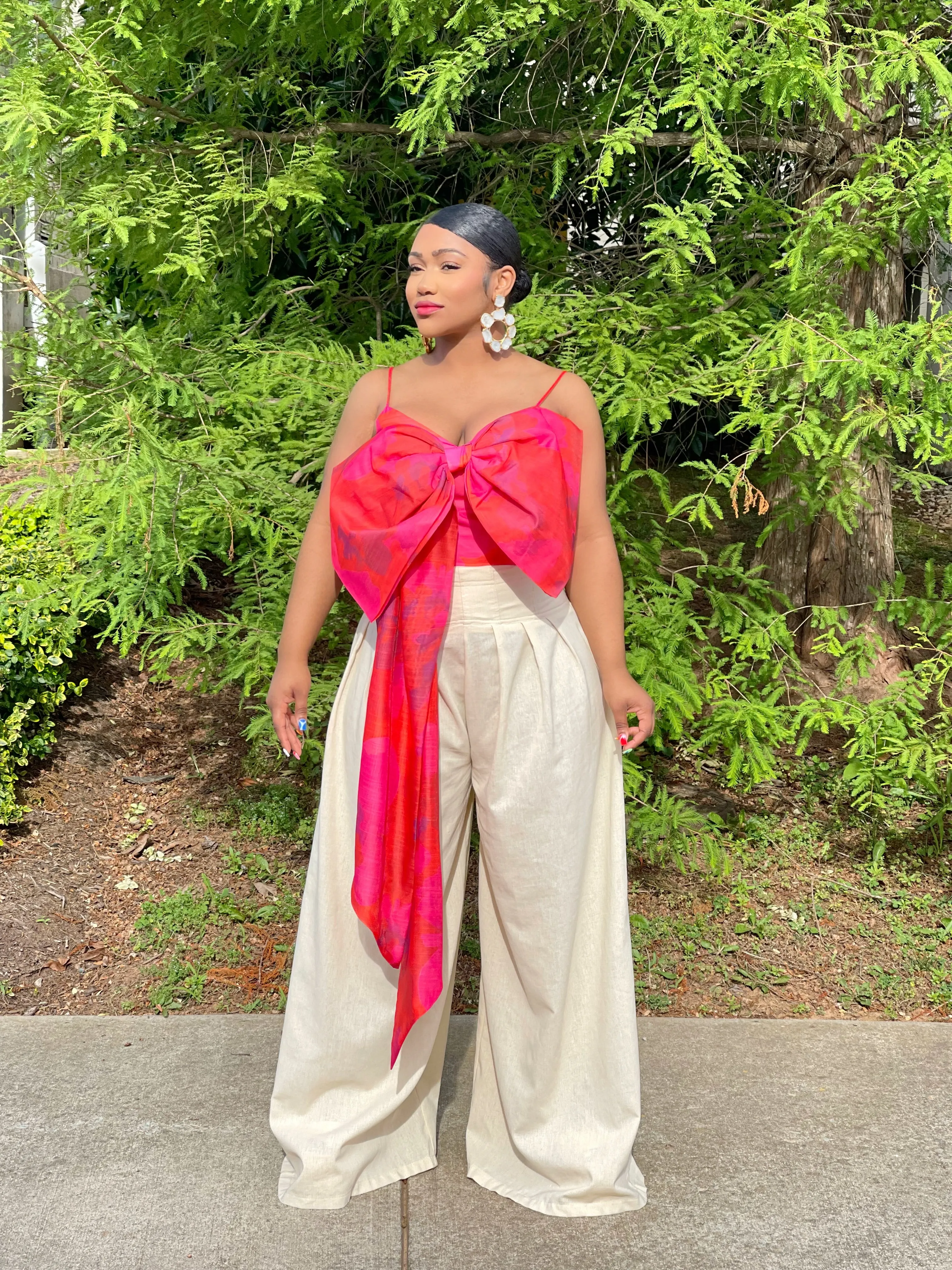 Unboxed Crop Top Pink