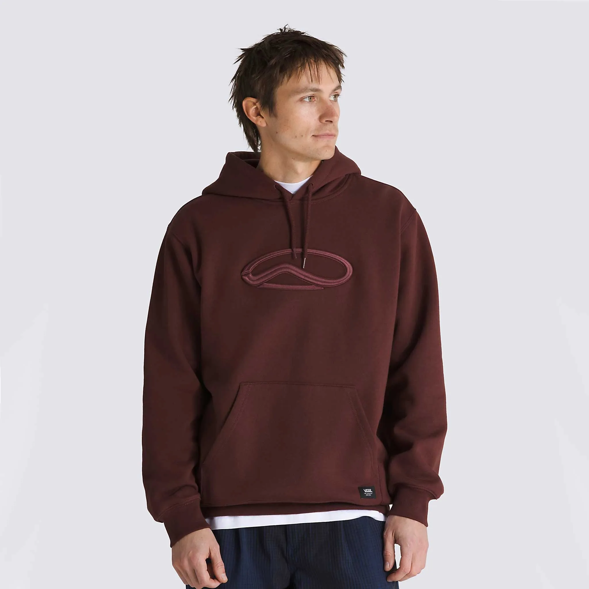 Vans Oval Loose Fleece Pullover Hoodie