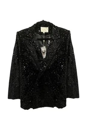 Velvet & Sequin Blazer