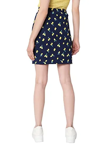 Vero Moda Polyester Western Skirt Blue