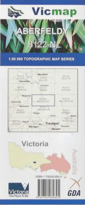 Vicmap - Aberfeldy 8122-N