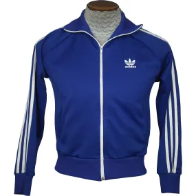 Vintage 1970s Adidas Track Jacket Trefoil 3 Stripe Old School Mens Size Small